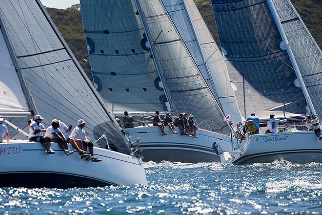 PHS close racing up the beat - 2016 Sydney Harbour Regatta  © Andrea Francolini